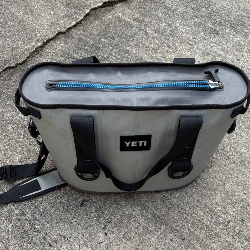 YETI Black and Gray Duffel Bag
